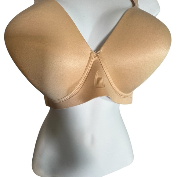 Bali Comfort Revolution Bra XL Nude Full Coverage Wireless Underwire Shaping - Picture 4 of 8